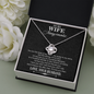 To My Wife Always Remember, Love Knot Necklace With If There's Life After That, I'll Love You Then Message Card, Anniversary, Birthday, Gift For Her, Jewelry For Her, Pendant For Her