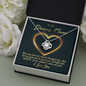 To My Bonus Mom, Love Knot Necklace, Mother’s Day Message Card Gift Pendant For Her, Christmas, Birthday, Anniversary, Gift For Her, Jewelry For Her, Necklace For Her, Mother’s Day Gift