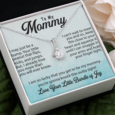 To My Mommy, Alluring Beauty Necklace, Gift For Mom, Mother's Day Special Gift, Mom's Birthday Gift, Pendant for Mom, Jewelry Gift for Mom, Necklace for Mom