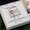 To My Bestie, Alluring Beauty Necklace With No Matter Where We Go, No Matter What We Do Message Card, Jewelry For Her, Birthday, Gift For Her, Necklace for Her, Customized Message Card