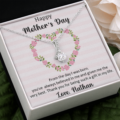 Happy Mother's Day, Alluring Beauty Necklace, Gift For Mom From Daughter, Mother's Day Special Gift, Mom Birthday Gift from Daughter, Jewelry Gift for Mom, Necklace for Mom