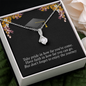 To A Beautiful Girl, Alluring Beauty Necklace With Don't Forget To Enjoy The Journey Message Card, Graduation Ceremony Gift For Her, Jewelry For Her, Pendant For Her