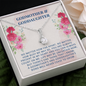 To My Godmother, Alluring Beauty Necklace With Our Bond Will Never Cease To Grow Message Card, Mother's Day Gift, Pendant For Her, Birthday, Anniversary, Gift For Her, Jewelry For Her