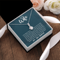 To My Wife, Alluring Beauty Necklace With It Is A Gentle Love Full Of Understanding Message Card, Birthday, Anniversary, Gift For Her, Jewelry For Her, Pendant For Her