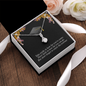 To A Beautiful Girl, Alluring Beauty Necklace With Don't Forget To Enjoy The Journey Message Card, Graduation Ceremony Gift For Her, Jewelry For Her, Pendant For Her