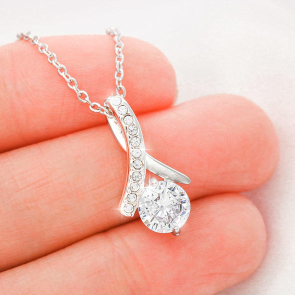 To My Girlfriend, Every Time I Look At You, I Fall In Love All Over Again, Gold/Silver Necklace With Message Card, Couple Gifts, Jewelry For Her, Alluring Necklace