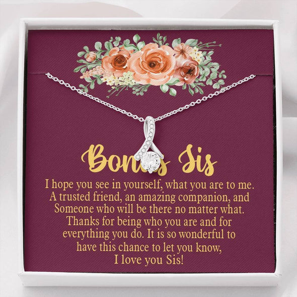 To My Sister, You Are My Best Friend, Necklace With Message Card, Raksha Bandhan Gift, Gift Ideas For Sister, Birthday Gift For Sister, Alluring Beauty Necklace