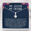 My Sister My Friend, You Are My Trusted Friend, Necklace With Message Card, Alluring Beauty Necklace, Raksha Bandhan Gift, Gift Ideas For Sister, Birthday Gift