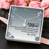 To My Mom, I Feel So Honored And Blessed To Have You In My Life , Customized Necklace, Birthday, Happy Mother's Day, Necklace With Message Card, Alluring Necklace