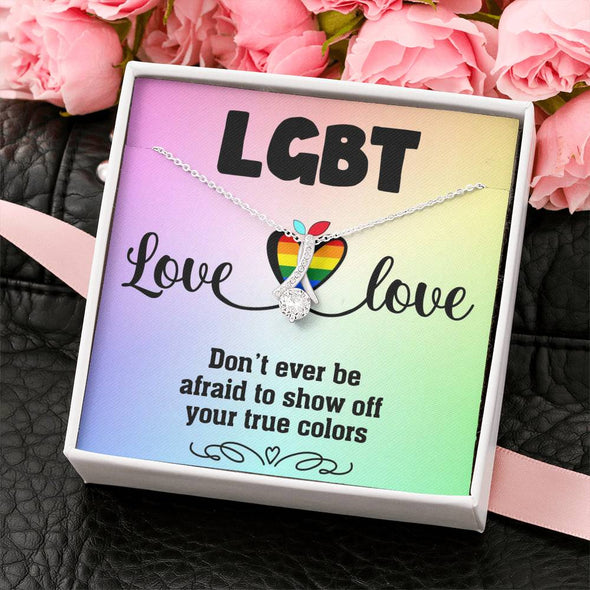 Love is Love Jewelry, Love Necklace, Pride Necklace, Love Wins, Love Equality Jewelry, Pride Month Gift, Alluring Necklace, Congratulations Gift, Necklace For LGBT Couples