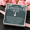 To My Sister, You Are My Trusted Friend, Necklace With Message Card, Alluring Beauty Necklace, Raksha Bandhan Gift, Gift Ideas For Sister, Birthday Gift For Sister