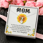 Mom, Alluring Beauty Necklace With I Need To Say You I Love You Message Card, Anniversary, Mother's Day Gift From Daughter, Birthday, Pendant For Her, Jewelry For Her