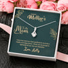 To My Mom, Words Are Not Enough To Appreciate All Yours Love, Silver Alluring Beauty Necklace, Gift Ideas For Mom, Customized Necklace, Happy Mother's Day