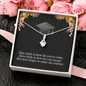 To A Beautiful Girl, Alluring Beauty Necklace With Don't Forget To Enjoy The Journey Message Card, Graduation Ceremony Gift For Her, Jewelry For Her, Pendant For Her