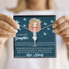 To My Daughter, Nothing That Could Lessen My Love For You, Customized Necklace, Custom Pendant, Silver Necklace With Message Card, Alluring Beauty Necklace
