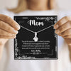 To My Mom, I Appreciate You So Much Mom, Necklace With Message Card, Customized Necklace, Silver Alluring Beauty Necklace, Gift Ideas For Mom, Happy Mother's Day