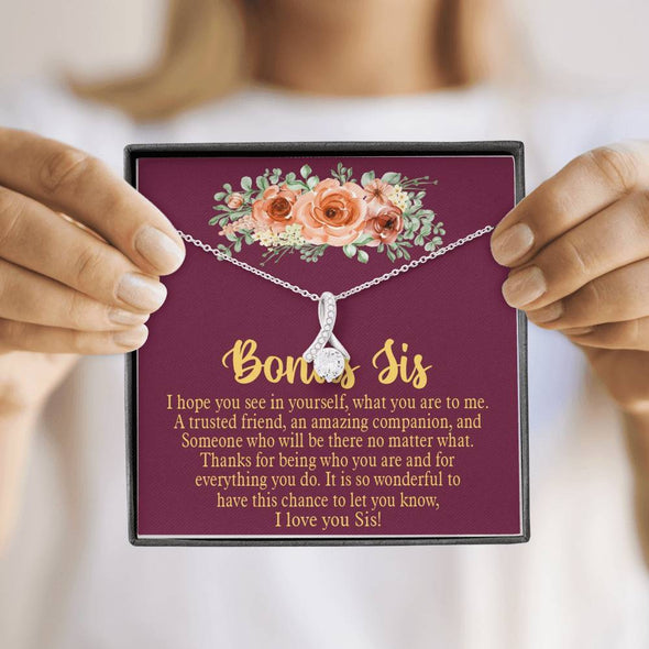 To My Sister, You Are My Best Friend, Necklace With Message Card, Raksha Bandhan Gift, Gift Ideas For Sister, Birthday Gift For Sister, Alluring Beauty Necklace