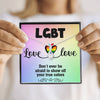 Love is Love Jewelry, Love Necklace, Pride Necklace, Love Wins, Love Equality Jewelry, Pride Month Gift, Alluring Necklace, Congratulations Gift, Necklace For LGBT Couples