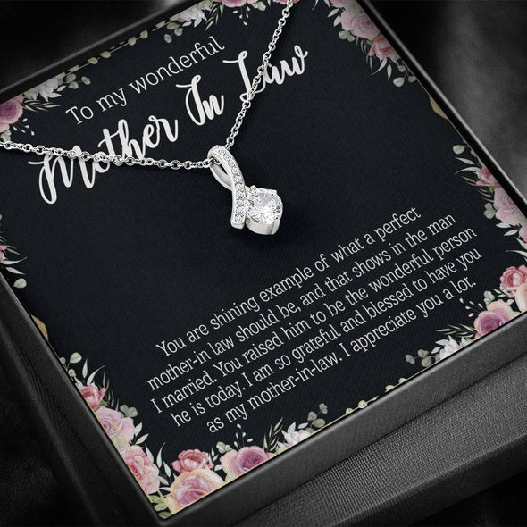 Dear Mom, I Appreciate You, Future Mother In Law Necklace With Message Card, Mother Day Necklace, Ideas For Her, Alluring Necklace, Birthday Gift, Christmas Gift For Mom