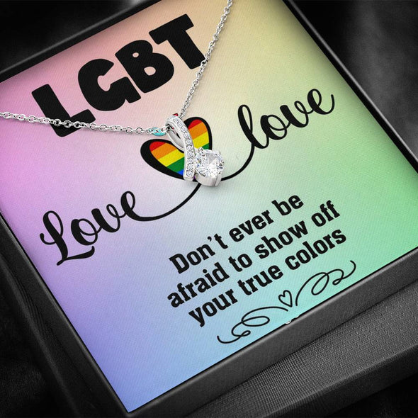 Love is Love Jewelry, Love Necklace, Pride Necklace, Love Wins, Love Equality Jewelry, Pride Month Gift, Alluring Necklace, Congratulations Gift, Necklace For LGBT Couples