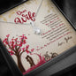 Dear Wife, You Are My Soulmate, Customized Alluring Beauty Necklace, Custom Couple Gifts, Gift For Valentine's Day, Birthday, Anniversary, Jewelry For Her