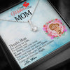 To My Mom, Mom Your Warm Hugs Are Always There, Gift Ideas For Mom, Customized Necklace, Birthday, Happy Mother's Day, Birthday, Necklace With Message Card