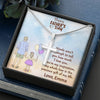 To My Dad, Dad You Are My Inspiration, Happy Father's Day, Necklace With Message Card, Gift Ideas For Dad, Customized Necklace, Artisan Crafted Cross Necklace