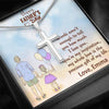 To My Dad, Dad You Are My Inspiration, Happy Father's Day, Necklace With Message Card, Gift Ideas For Dad, Customized Necklace, Artisan Crafted Cross Necklace