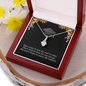 To A Beautiful Girl, Alluring Beauty Necklace With Don't Forget To Enjoy The Journey Message Card, Graduation Ceremony Gift For Her, Jewelry For Her, Pendant For Her