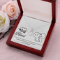 To My Best Friend, Alluring Beauty Necklace With I Pinky Promise To Annoy You Forever Message Card, Birthday, Gift For Her, Jewelry For Her, Necklace for Her, Pendant For Her