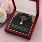To A Beautiful Girl, Alluring Beauty Necklace With Don't Forget To Enjoy The Journey Message Card, Graduation Ceremony Gift For Her, Jewelry For Her, Pendant For Her