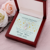 To My Good Friends, Alluring Beauty Necklace With You Know They Are Always There Message Card, Birthday, Gift For Her, Necklace for Her, Jewelry For Her, Customized Message Card