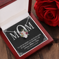 To Mom, Alluring Beauty Necklace, Gift For Mom From Daughter, Mother's Day Special Gift, Mom Birthday Gift from Daughter, Jewelry Gift for Mom, Necklace for Mom