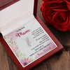 To The Best Mom, Alluring Beauty Necklace, Gift For Mom, Mother's Day Special Gift, Mom's Birthday Gift, Custom Pendant for Mom, Necklace for Mom, Precious Gift For Mom