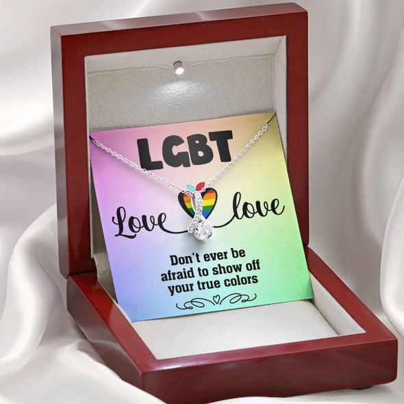 Love is Love Jewelry, Love Necklace, Pride Necklace, Love Wins, Love Equality Jewelry, Pride Month Gift, Alluring Necklace, Congratulations Gift, Necklace For LGBT Couples