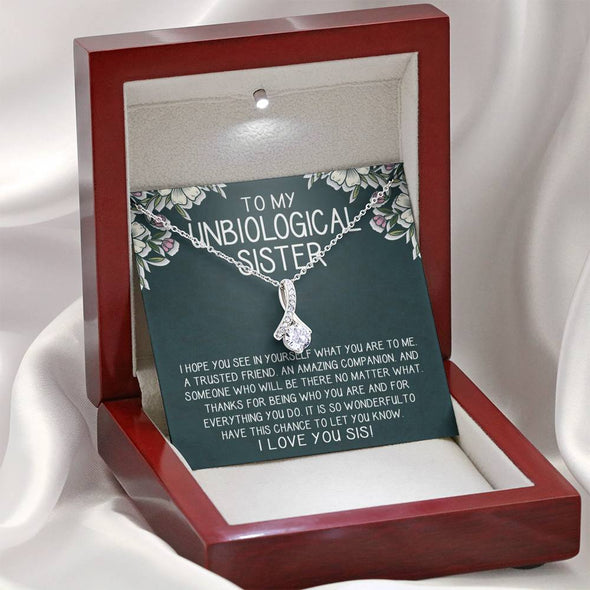 To My Sister, You Are My Trusted Friend, Necklace With Message Card, Alluring Beauty Necklace, Raksha Bandhan Gift, Gift Ideas For Sister, Birthday Gift For Sister
