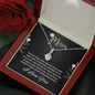 Mom You Have Always Been There Alluring Beauty Necklace, I Love You Mom Pendant with Message Card, Gift for Her, Jewelry for Her, Mom/Daughter Gift