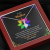 To My Mom, I Feel Like The Luckiest Daughter On Earth , Necklace With Message Card, Customized Necklace, Silver Alluring Beauty Necklace, Gift Ideas For Mom