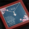 To My Mom, I Love You Mom , Necklace With Message Card, Customized Necklace, Silver Alluring Beauty Necklace, Gift Ideas For Mom, Happy Mother's Day