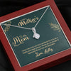 To My Mom, Words Are Not Enough To Appreciate All Yours Love, Silver Alluring Beauty Necklace, Gift Ideas For Mom, Customized Necklace, Happy Mother's Day