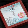 To My Mom, Mom Your Warm Hugs Are Always There, Gift Ideas For Mom, Customized Necklace, Birthday, Happy Mother's Day, Birthday, Necklace With Message Card