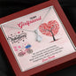 Happiness For Me Is Loving You Message Card For Her, Anniversary, Birthday, Valentine's Gift, Jewelry For Wife, Silver Pendant, Alluring Beauty Necklace
