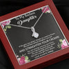 To My Daughter, You Are A True Gifts From Above, Necklace With Message Card, Birthday Gift, Gift Ideas For Daughter, Customize Necklace, Alluring Beauty Necklace