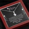 To My Mom, You Are Truly A Wonderful Person, Necklace With Message Card, Customized Necklace, Silver Alluring Beauty Necklace, Gift Ideas For Mom, Happy Mother's Day