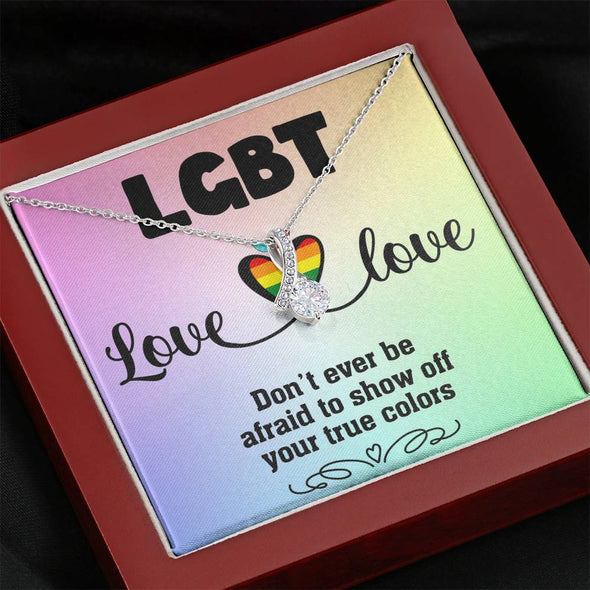 Love is Love Jewelry, Love Necklace, Pride Necklace, Love Wins, Love Equality Jewelry, Pride Month Gift, Alluring Necklace, Congratulations Gift, Necklace For LGBT Couples