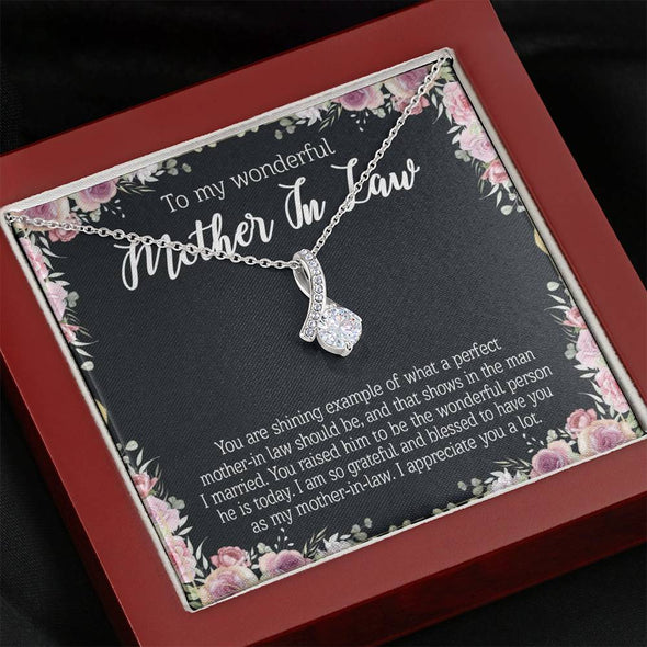 Dear Mom, I Appreciate You, Future Mother In Law Necklace With Message Card, Mother Day Necklace, Ideas For Her, Alluring Necklace, Birthday Gift, Christmas Gift For Mom