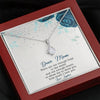 To My Mom, There Are Not Enough Hugs In The World , Necklace With Message Card, Customized Necklace, Silver Alluring Beauty Necklace, Gift Ideas For Mom