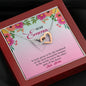 Dear Wife, It Feels Great To Be The Husband Of The Most Beautiful Woman, Customized Interlocking Necklace With Message Card On Demand, Birthday, Couple Jewelry