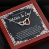 Mother In Law Necklace With Message Card, I Appreciate You a Lot, Mother's Day Necklace, Interlocking Hearts Necklace, Christmas Gift, Birthday Gift