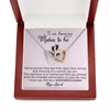 To An Amazing Mama To Be, Interlocking Hearts Necklace, Customized Pendant For Newly Mom, Birthday, Mother's Day, Christmas, Anniversary, Gift For Her Valentine's Day, Jewelry For Mom